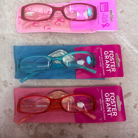 Foster Grant Eyewear Collection - Pink, Blue, Red - Picture 2 of 4